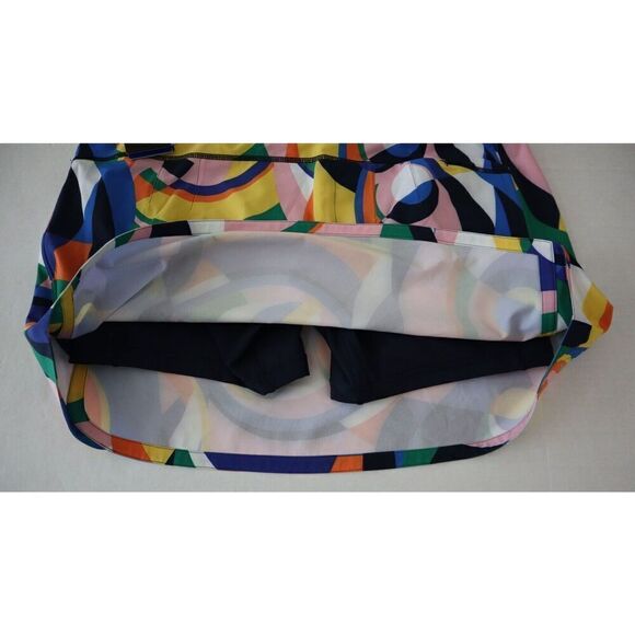 RLX Ralph Lauren Women Sz L Abstract Multi Print Performance 17" Golf Skort - Picture 8 of 11